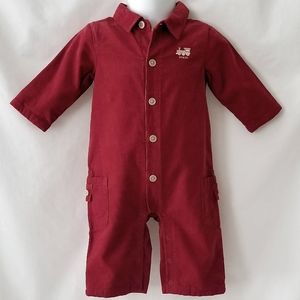 NWT Train Corduroy One Piece Janie & Jack 3-6 mo.